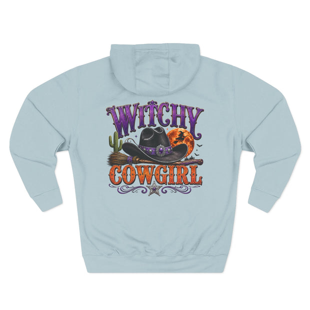Witchy Cowgirl Hoodie – Halloween Western Fleece Pullover - Westport Cove