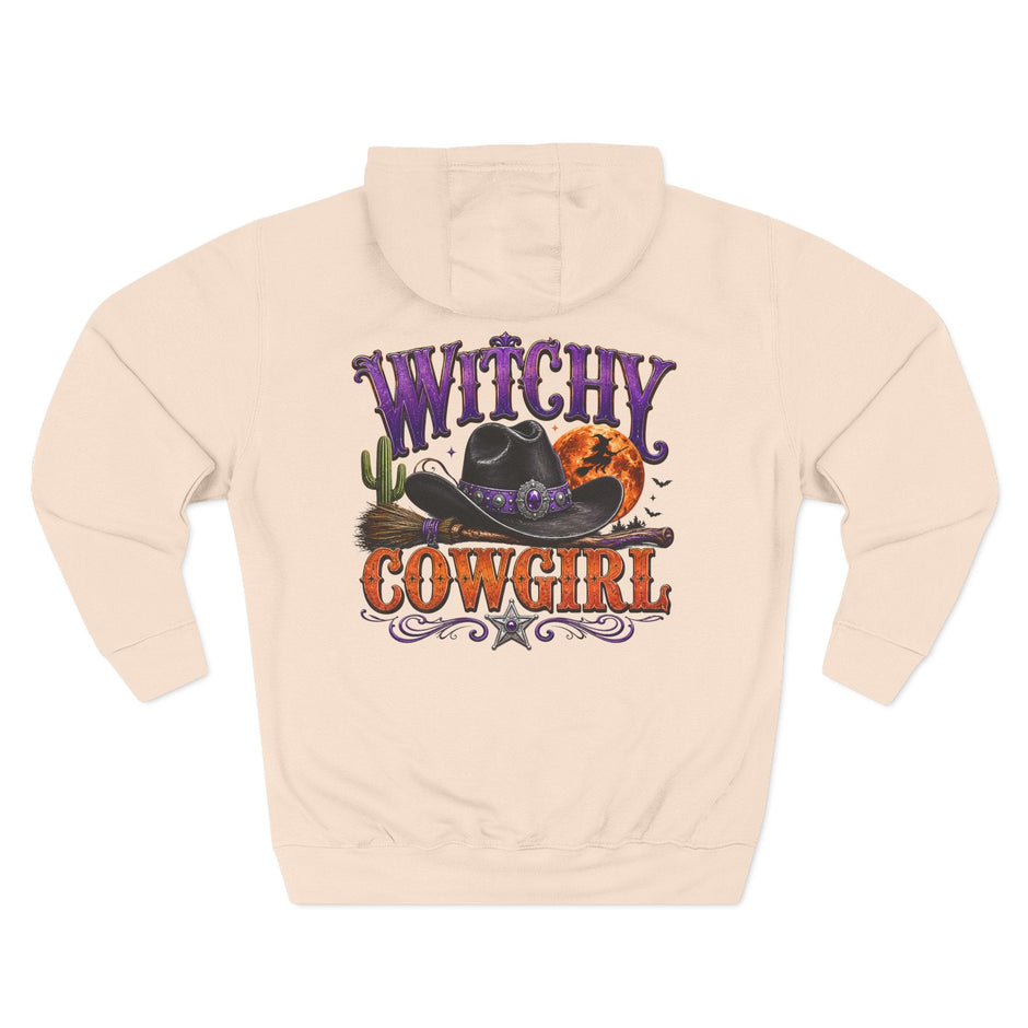 Witchy Cowgirl Hoodie – Halloween Western Fleece Pullover - Westport Cove