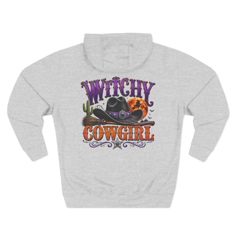 Witchy Cowgirl Hoodie – Halloween Western Fleece Pullover - Westport Cove