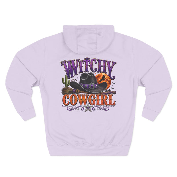 Witchy Cowgirl Hoodie – Halloween Western Fleece Pullover - Westport Cove